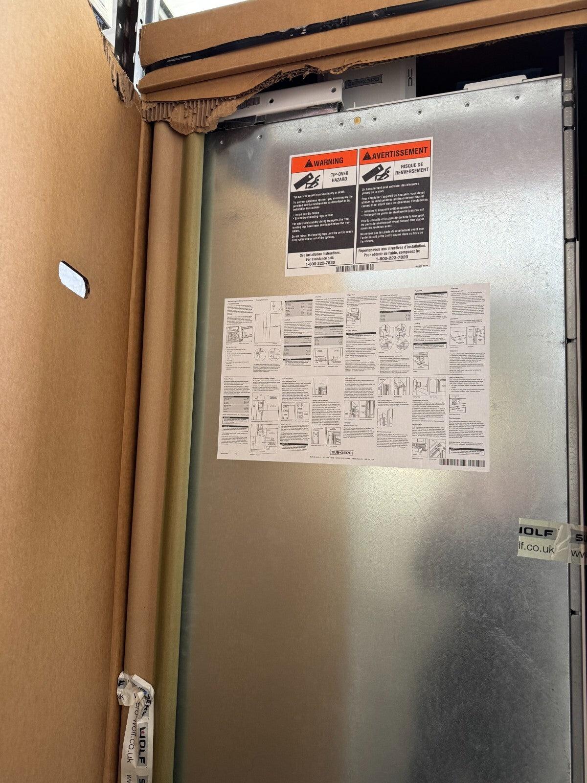Ex Display Sub-Zero ICBIC-24FI 610mm wide Freezer Ice Maker Integrated B32156