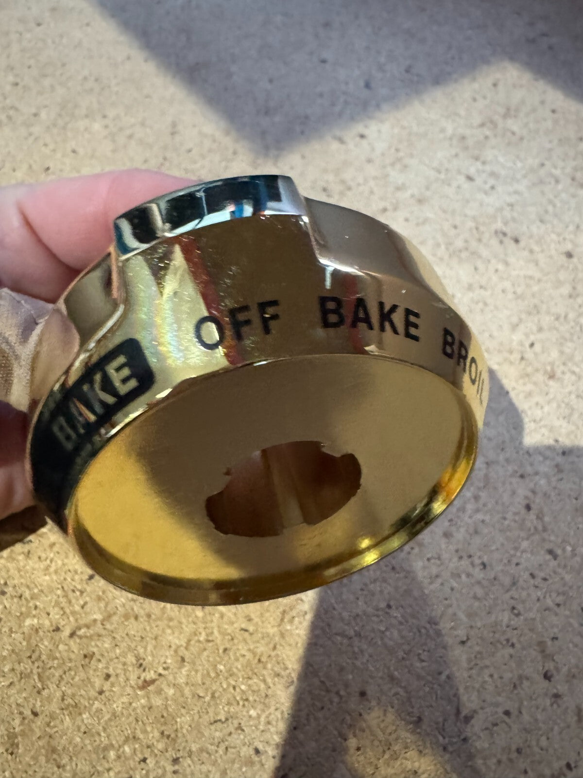 NEW Wolf Range Dual Fuel Cooker Oven Gold Brass Bezel knob