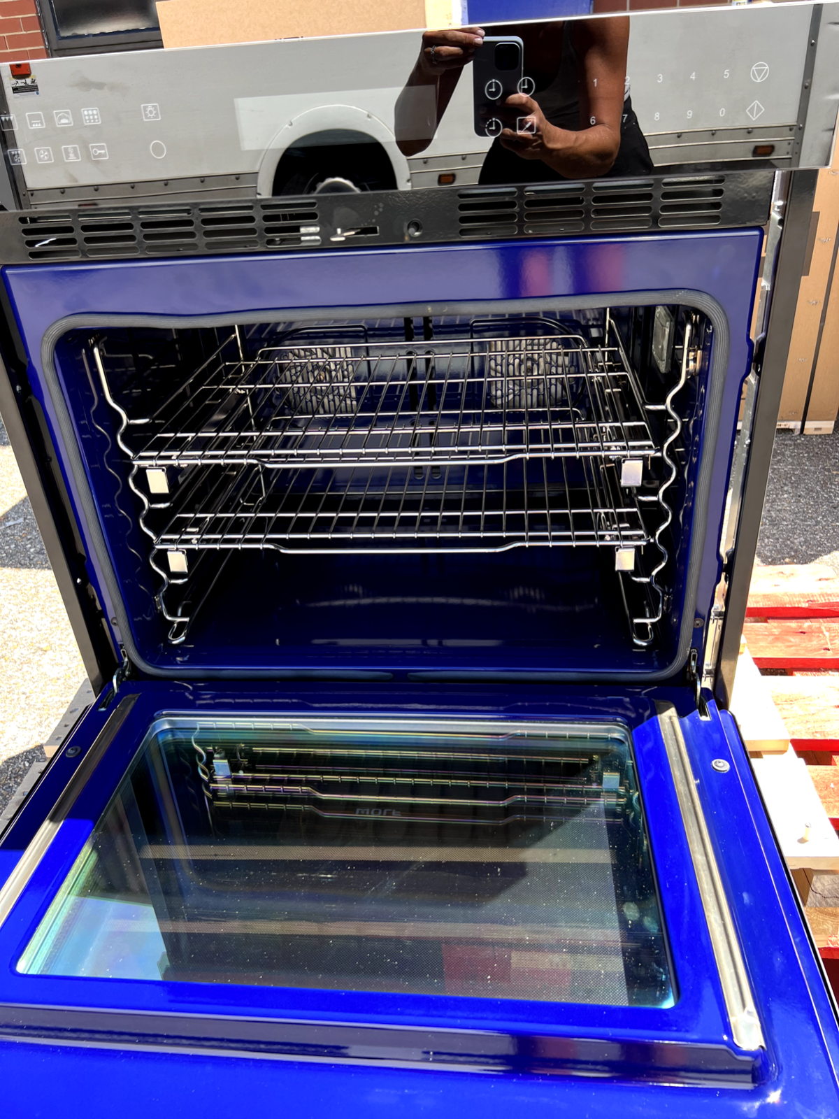 UNUSED Wolf E series Single Wall Oven Cooker Sub zero appliance BLACK 76cm