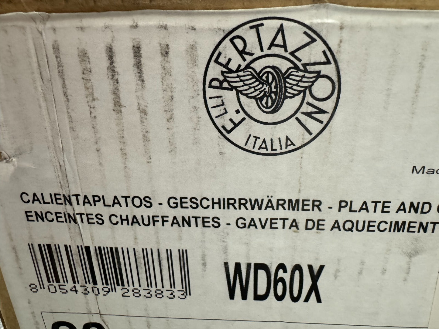 NEW Bertazzoni Professional WD60X Warming Drawer appliance BR2213 damaged