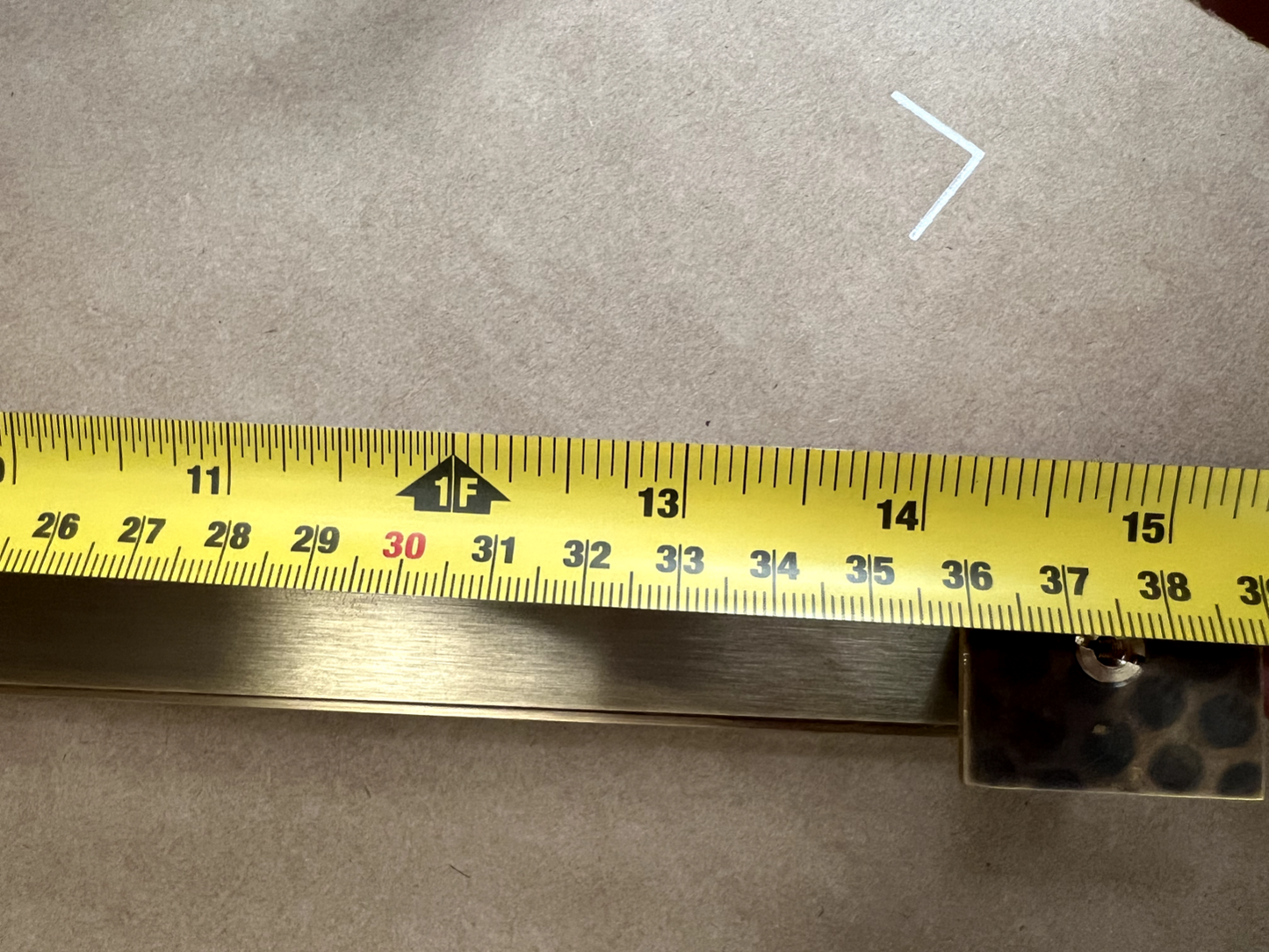 New Solid Brass Jefferson style Cabinet Handle Pull 39cm kitchen Bathroom