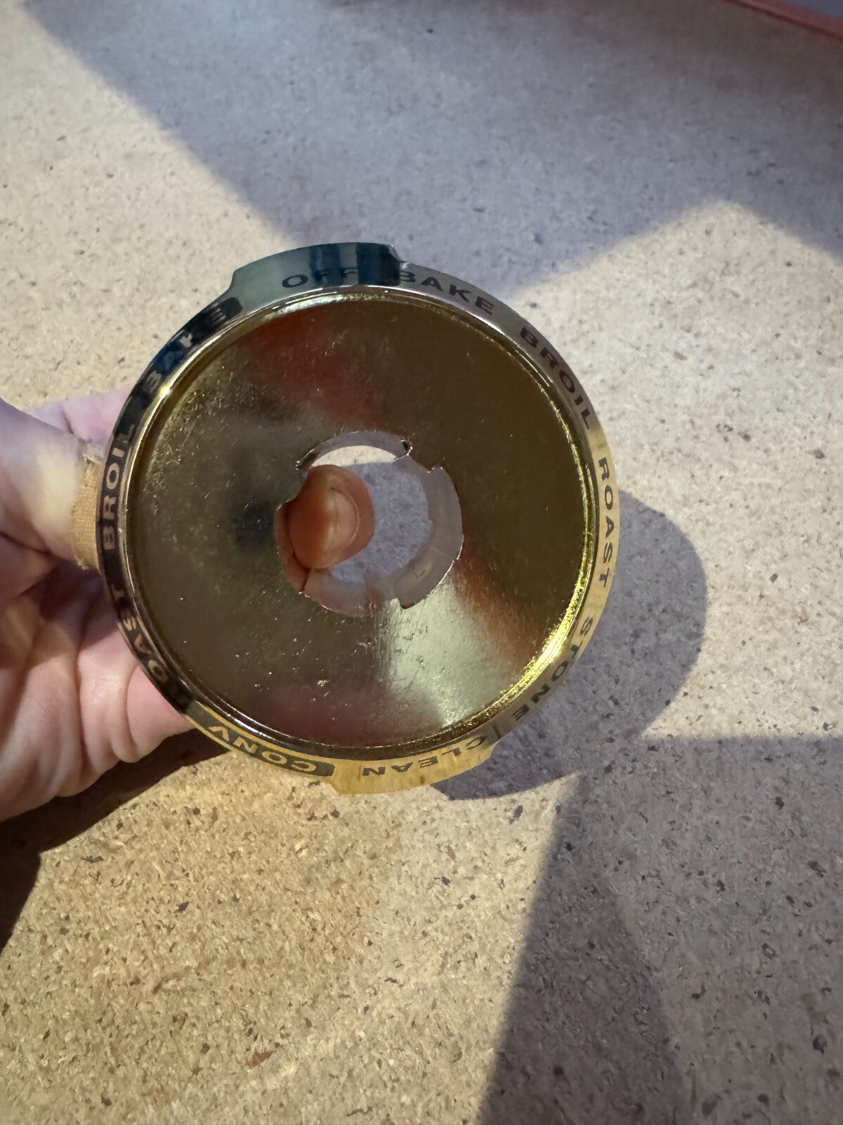 NEW Wolf Range Dual Fuel Cooker Oven Gold Brass Bezel knob