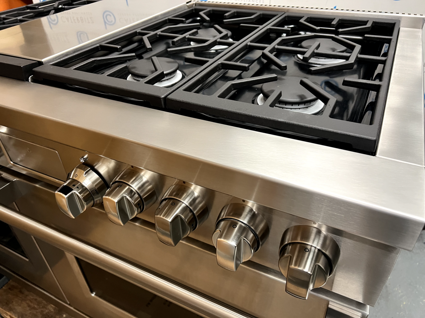 Wolf ICBDF486G 48 inch Double Oven Range Cooker Appliance