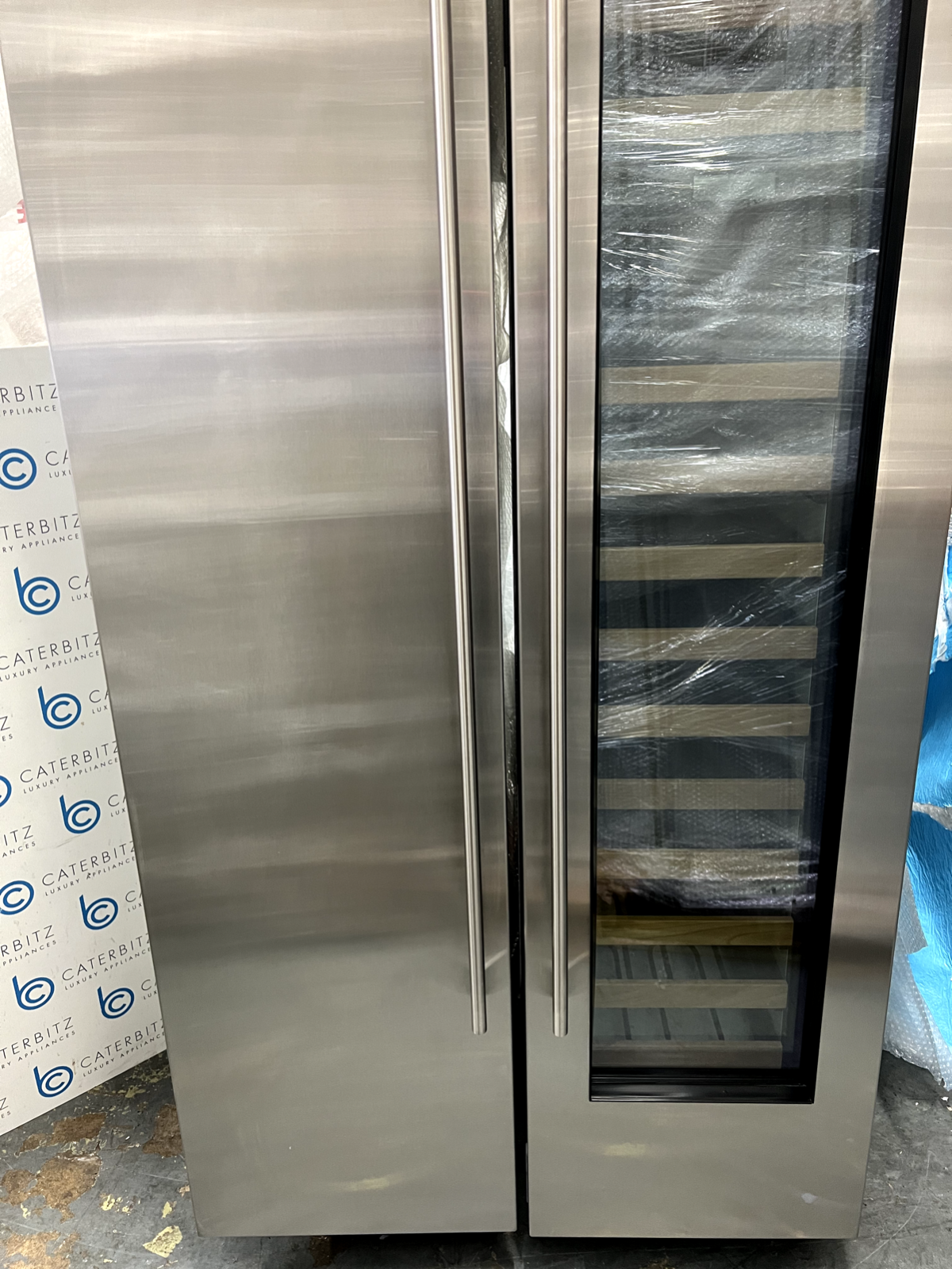 Ex Display Sub Zero Fridge & Freezer & Wine Cooler Appliance Set Wolf Subzero