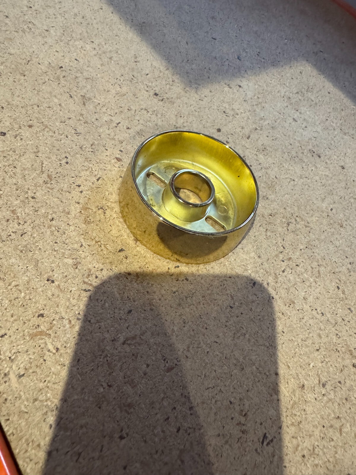 NEW Wolf Range Dual Fuel Cooker Oven Gold Brass Bezel knob