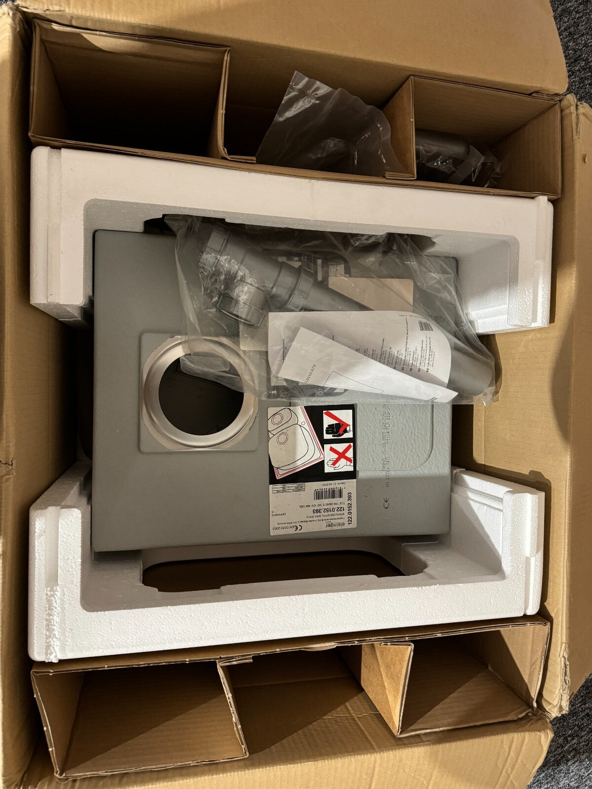 NEW Franke TLX 110-34 Kitchen Sink Bowl Basin stainless Steel BR641