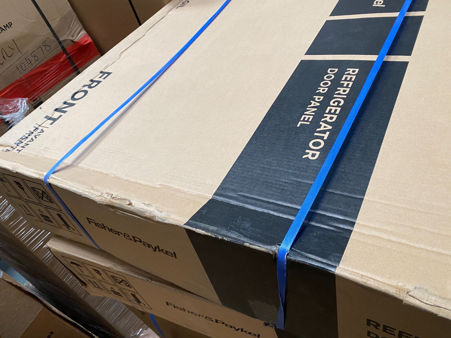 New Fisher Paykel Fridge Freezer stainless steel Door panels 25705 RD912WR integ