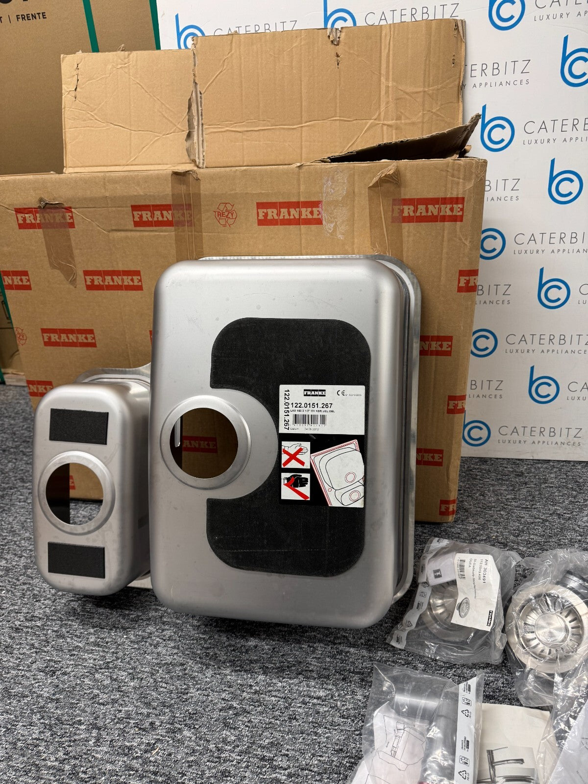 NEW Franke LAX 160 3 122.0151.267 Stainless Steel Kitchen sink Basin BR872