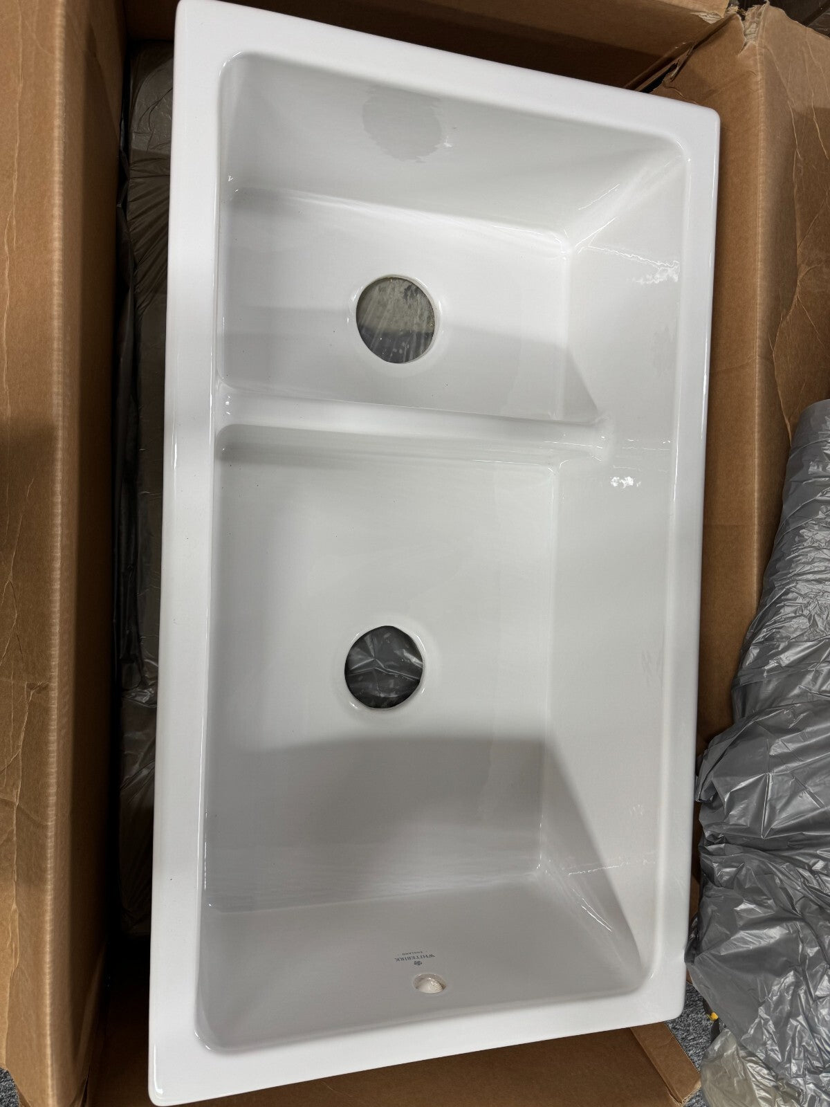 New Whitebirk 362532 Under mounted Langho Kitchen double bowl Sink BR2197