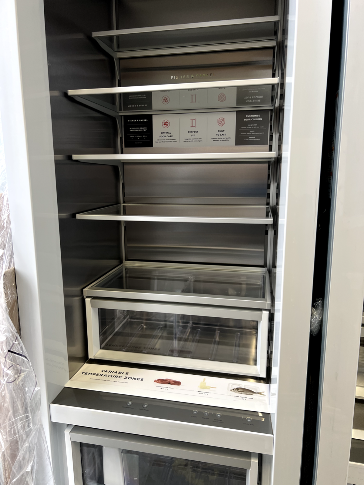 Ex Display Fisher & Paykel Fridge Freezer RS6121SRK1 RS6121FLJK1 sub zero refrig