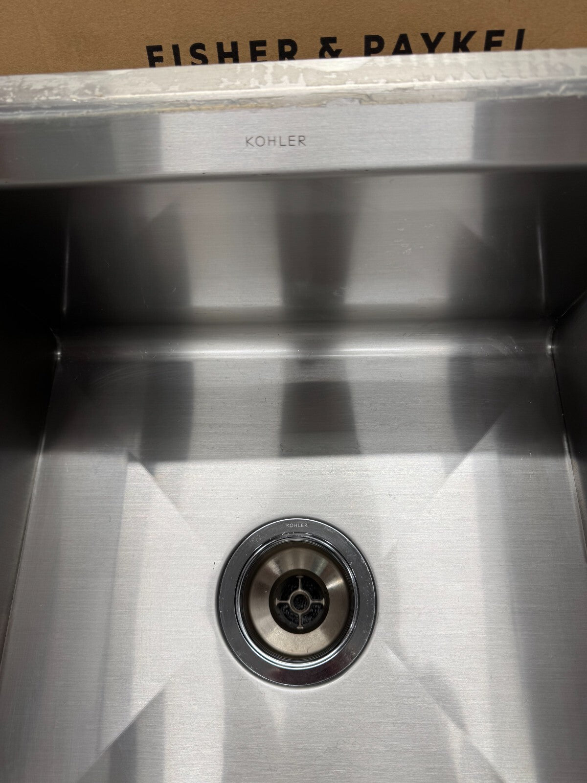 Ex Display Kohler K 3671 NA 18" undermount single bowl bar sink Stainless BR2201