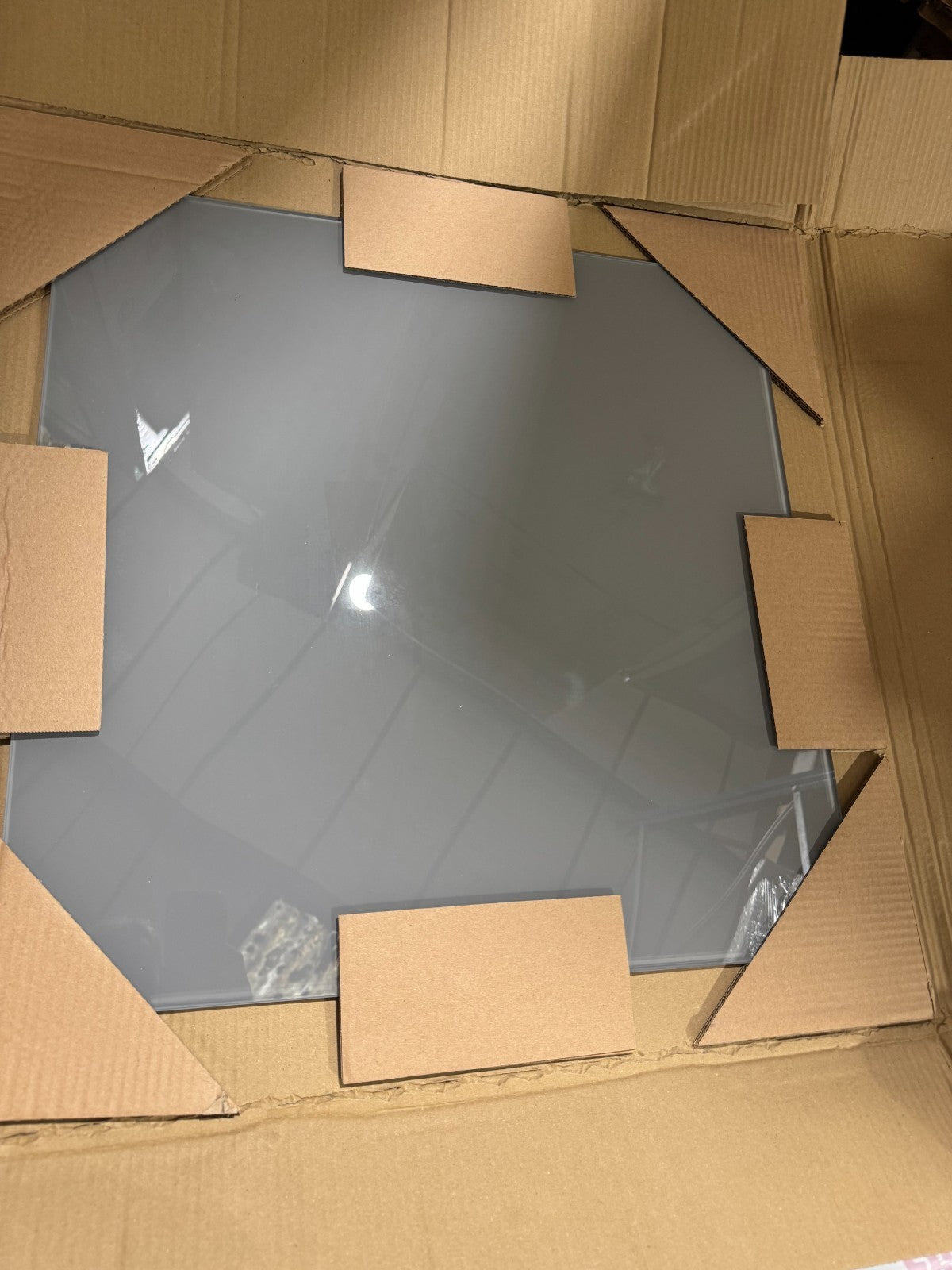 New Kitchen toughen Glass Splashback 600 x 600mm Slate Grey BR2328