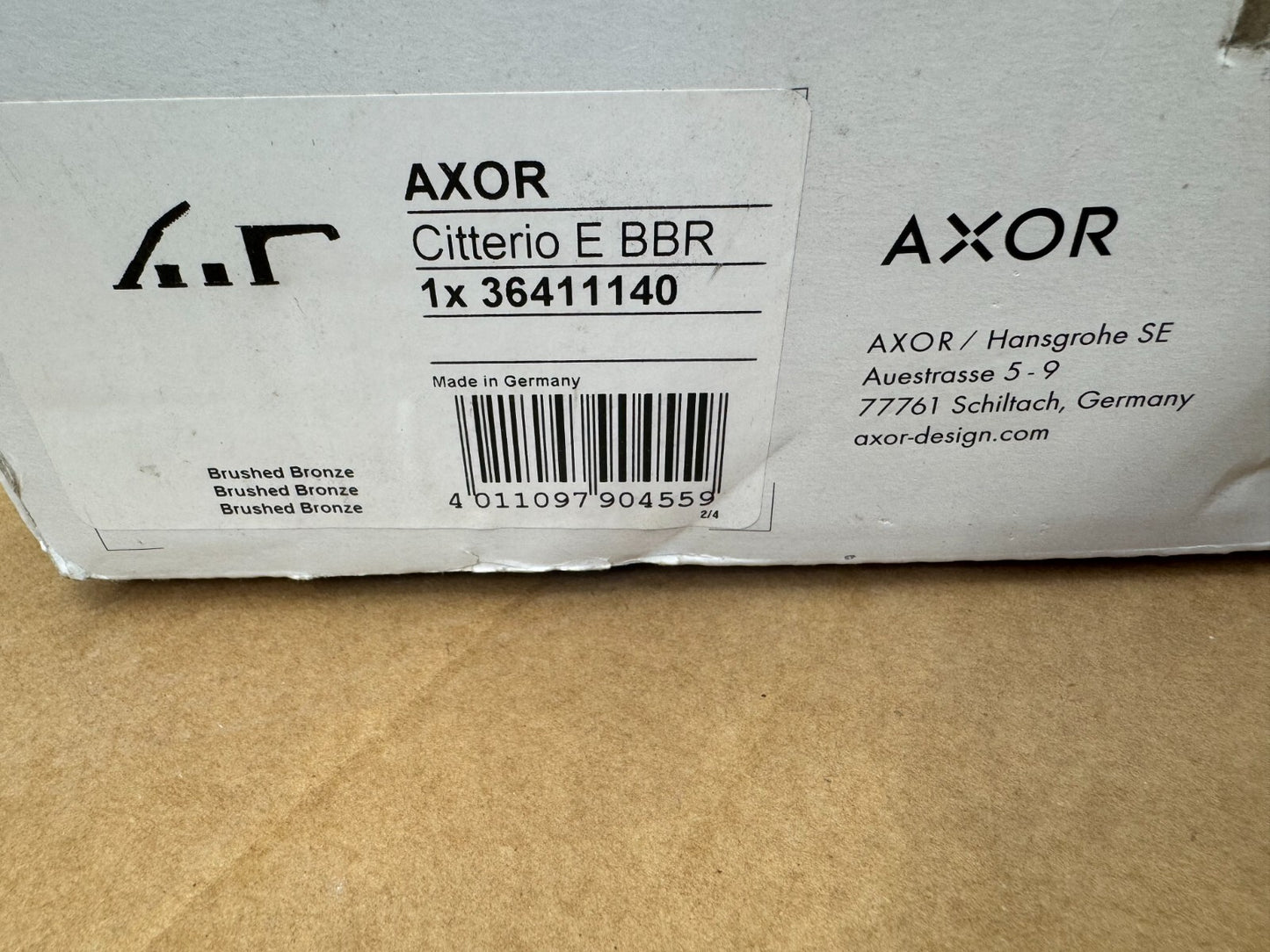 NEW AXOR Hansgrohe 36411140 4 hole bath mixer tap Axor Citterio E BR754