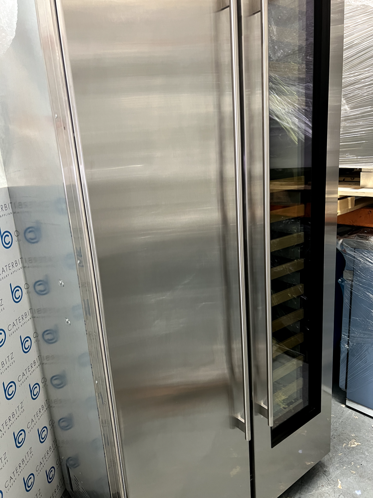 Ex Display Sub Zero Fridge & Freezer & Wine Cooler Appliance Set Wolf Subzero