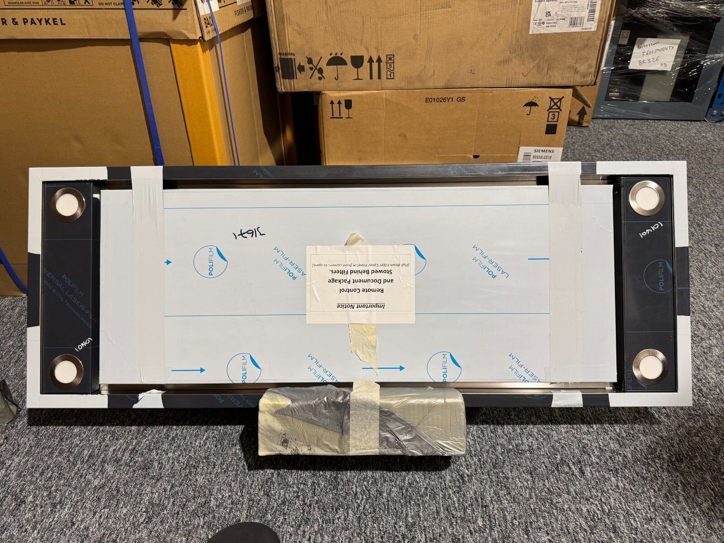 NEW Westin Stratus Ceiling Extractor Blower Hood Stainless 1200x440 BR2260