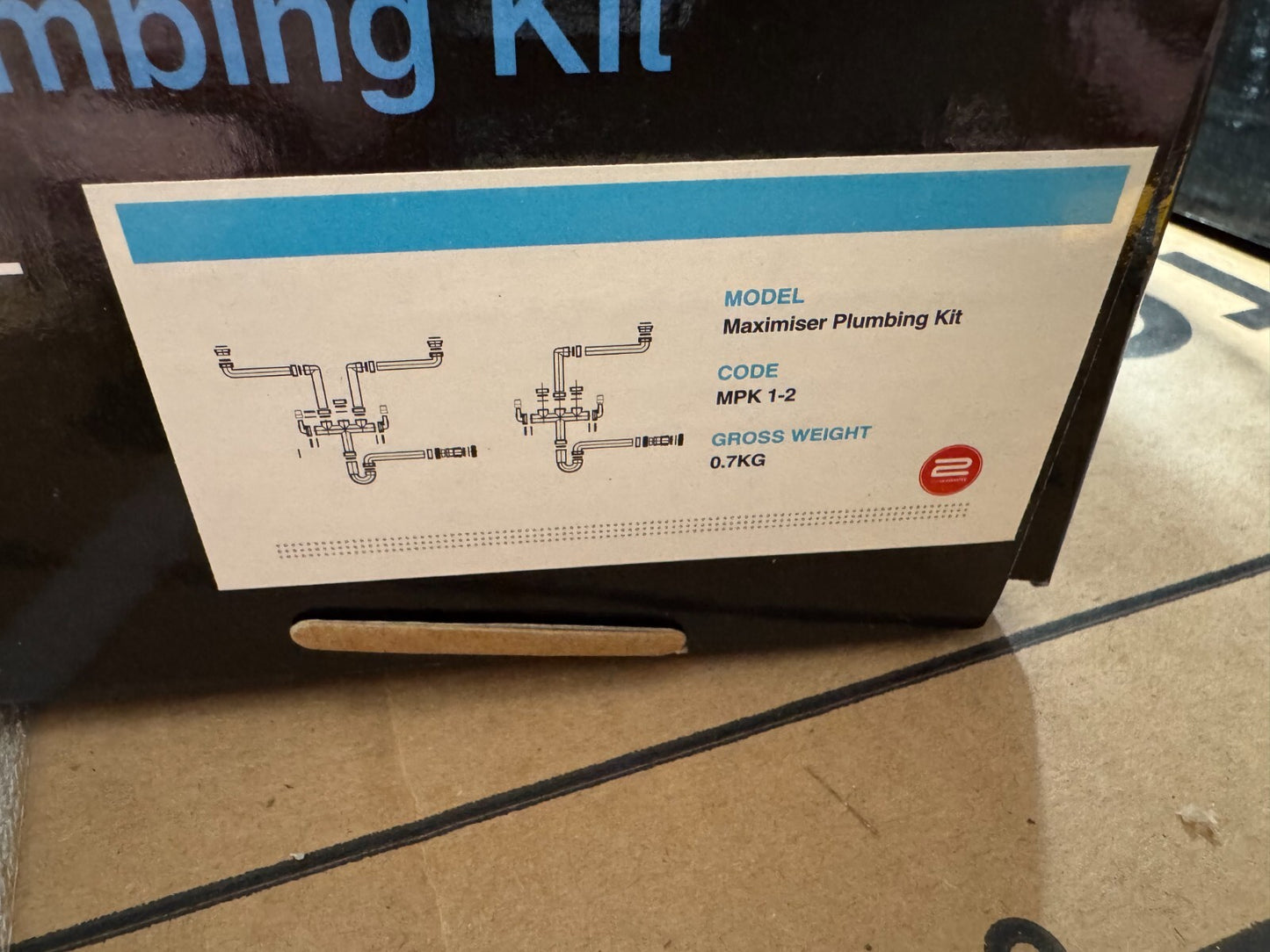 NEW 1810 Company MPK 1-2 Plumbing Kit Pipework Kitchen Sink BR977