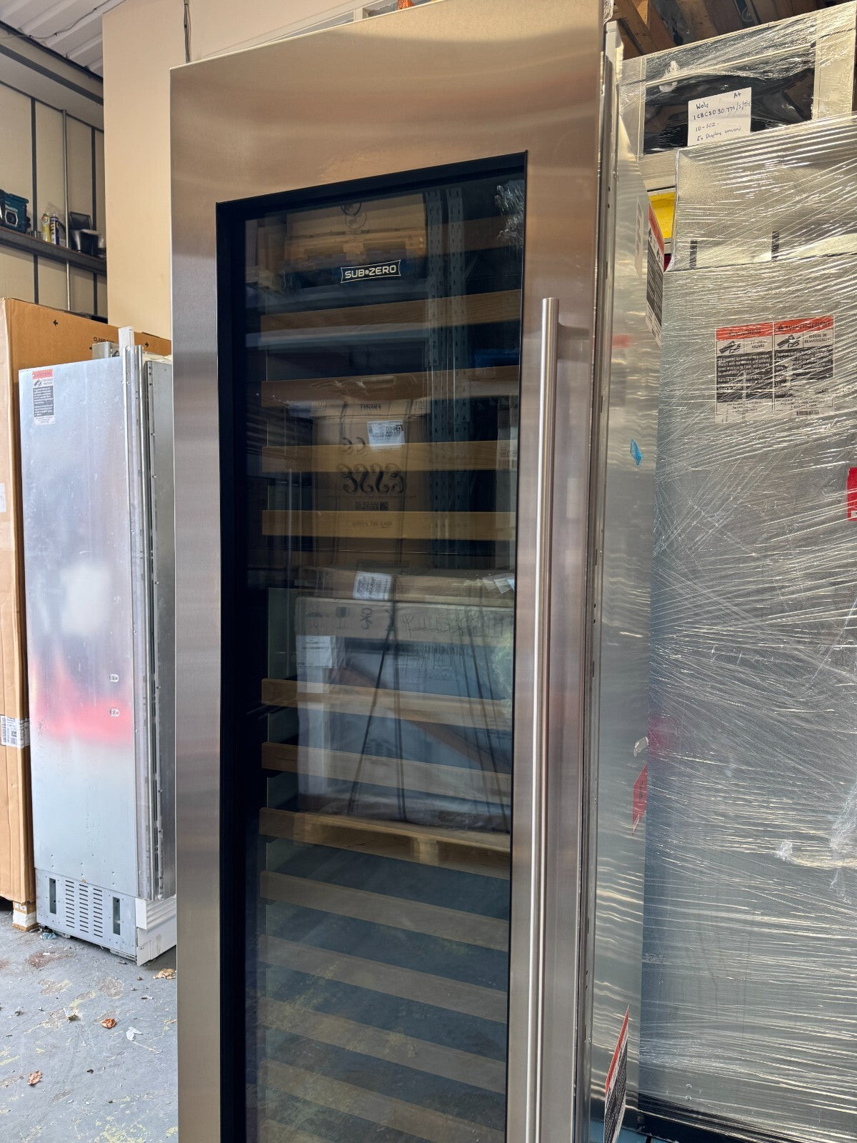Ex Display Sub-Zero ICBIW-24 610mm Wine Storage Cooler subzero Fridge B32149