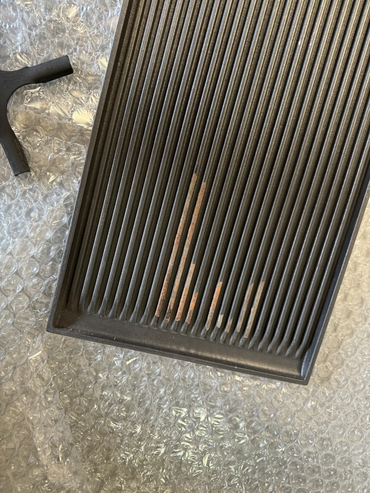 Lacanche Cast Iron Ribbed Griddle Plate / Trivet & Wok Ring for oven Hob