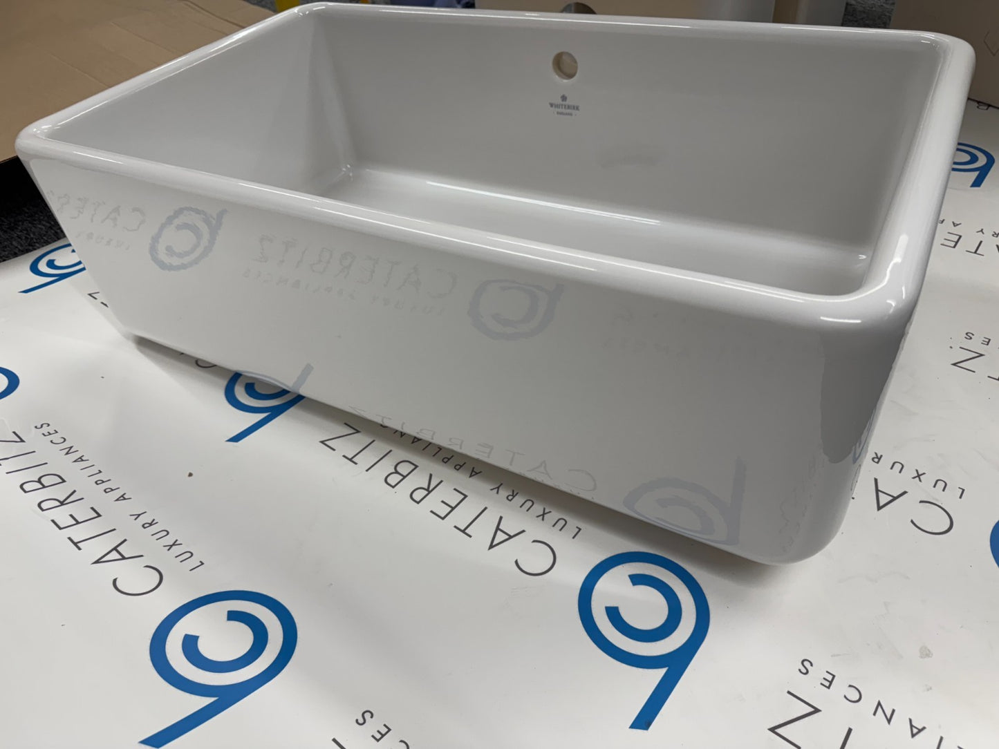 NEW Whitebirk Samlesbury Ceramic White Kitchen Sink Shaws belfast BR2363 kohler