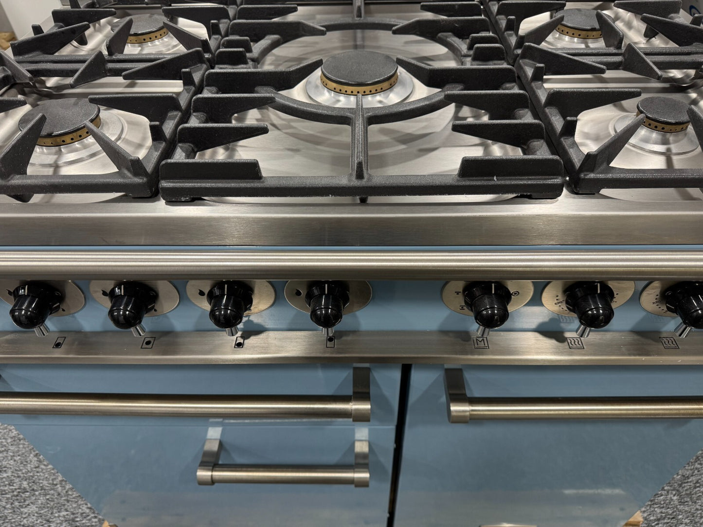 Ex Display Falcon Deluxe Dual Fual Range Cooker Oven F1000DXDFCA/NM blue BR2215