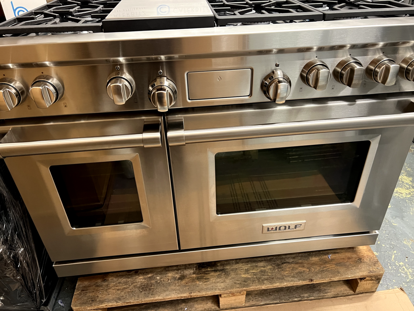 Wolf ICBDF486G 48 inch Double Oven Range Cooker Appliance