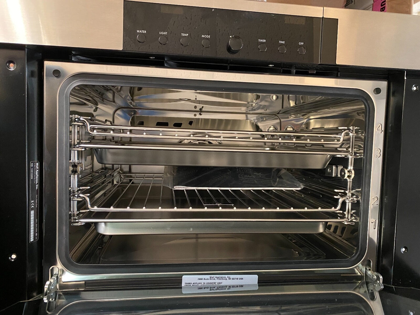 WOLF STEAM OVEN - COMTEMPORARY - ICBCS030CM/B/TH - EX DISPLAY - KITCHEN