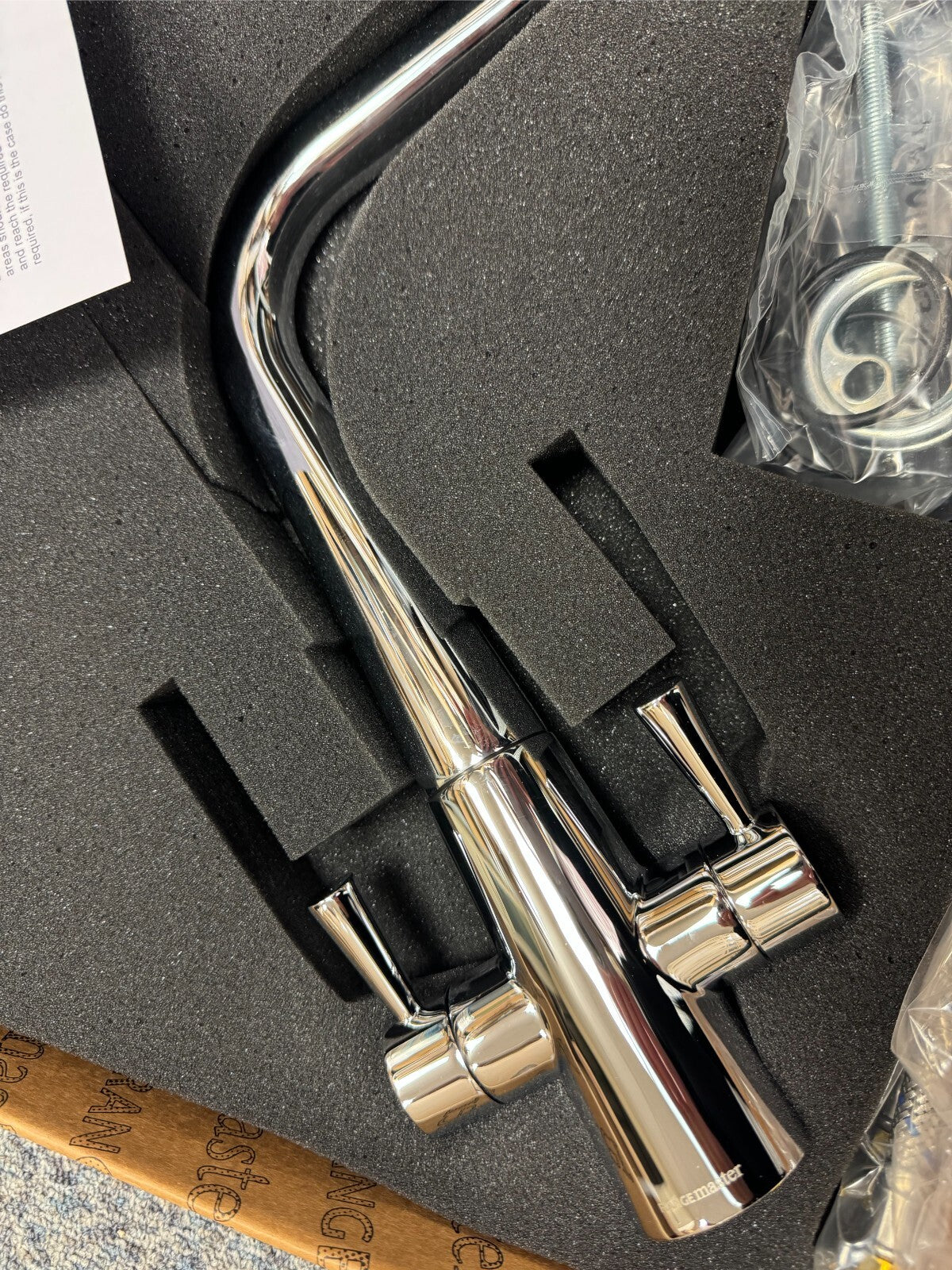 New Rangemaster Conical Mono bloc Kitchen Tap TCOSL1CM chrome dual lever