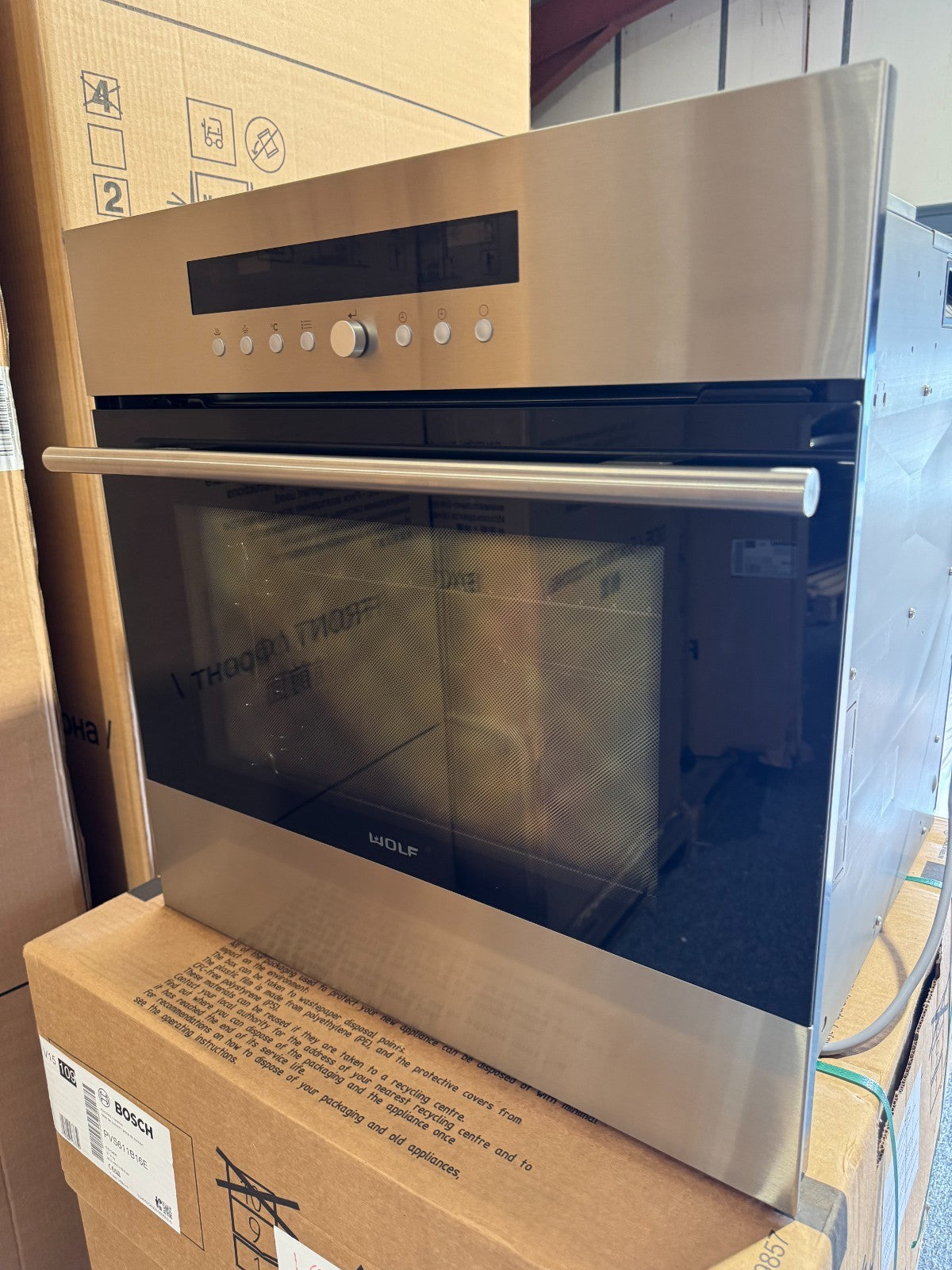 Ex Display UNUSED Wolf ICBSO24TE/S/TH 60cm Oven Cooker BR2343