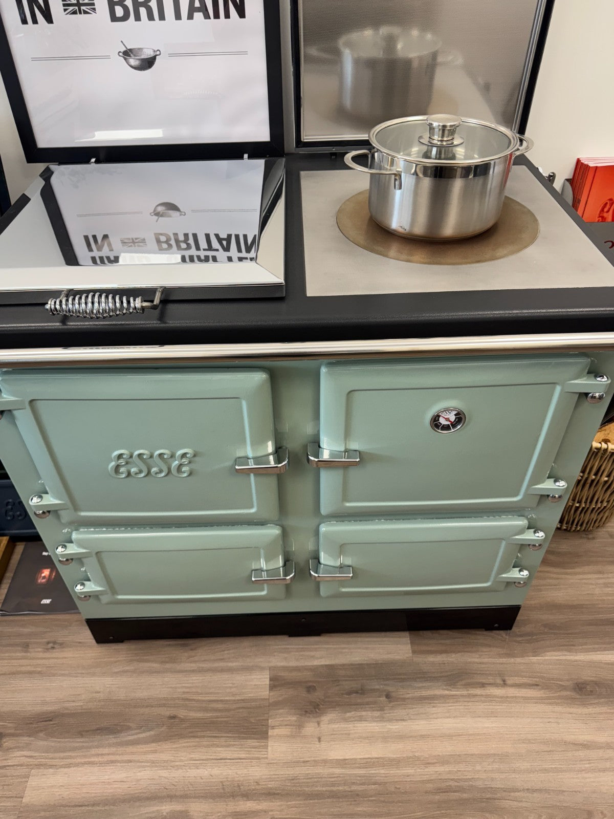 Ex Display UNUSED Esse 1000 X Electric Range Cooker Sage 100cm Oven