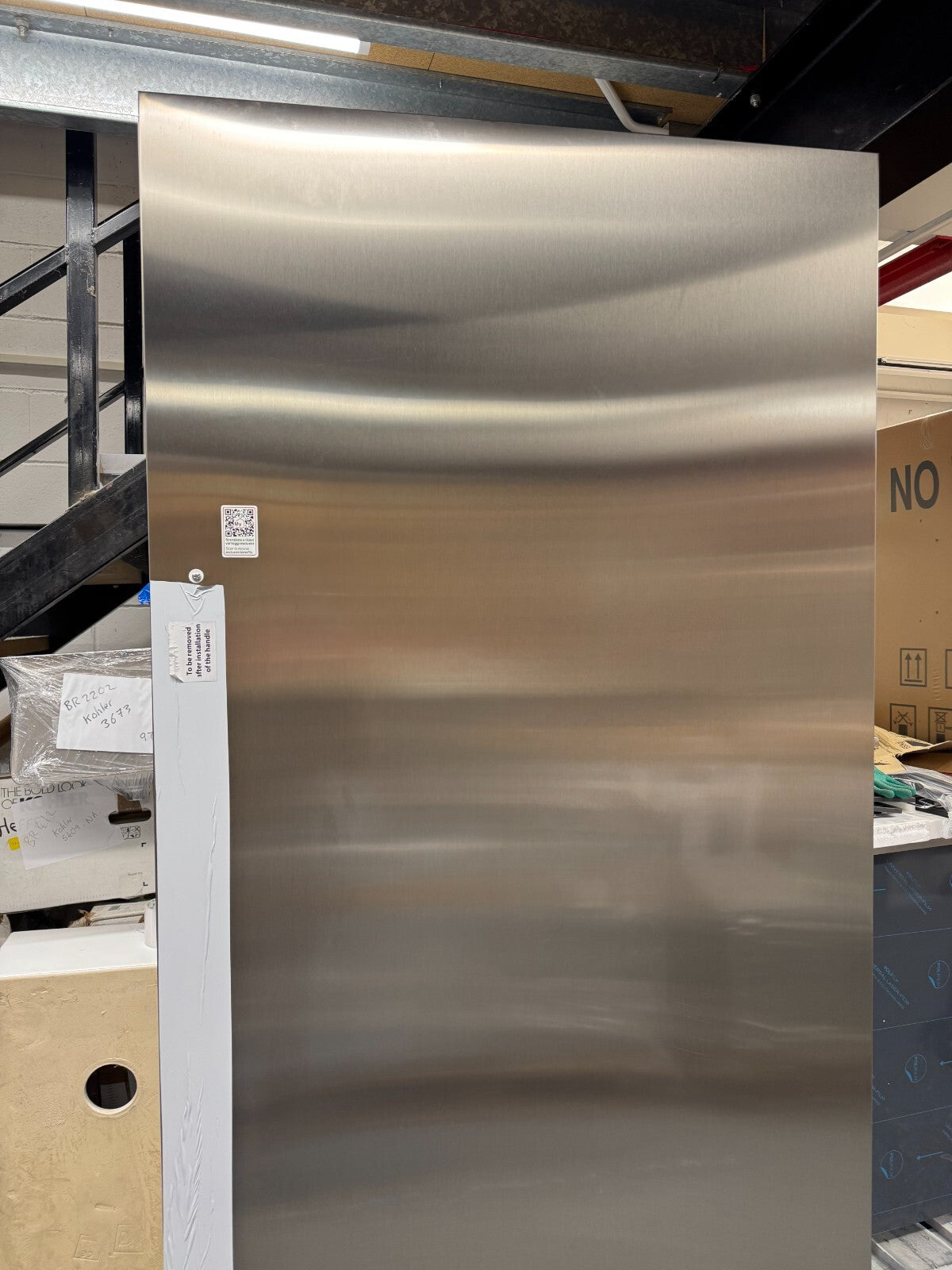 Ex Display Bertazzoni LRD905UBRXTT/24 Built in Column Fridge Stainless Steel BR2