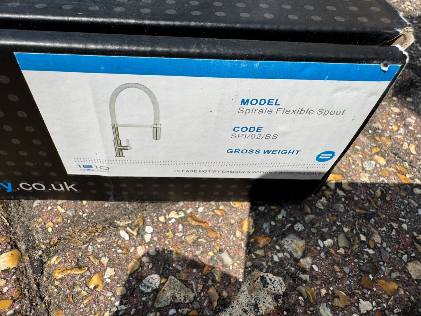 NEW the 1810 sink Company Spirale Flexible spout Kitchen tap stainless BR2310