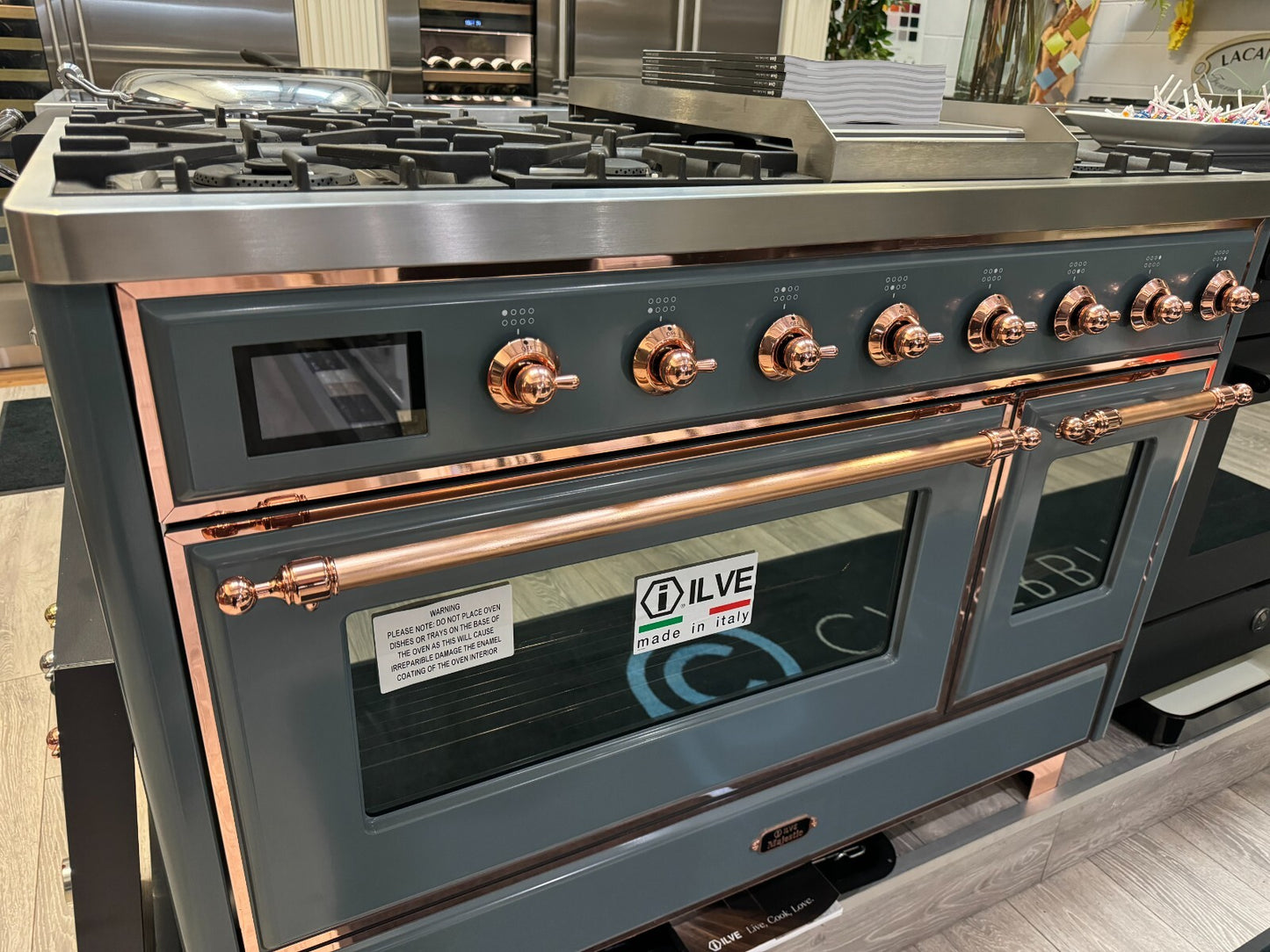 Ex Display UNUSED Ilve M12FDNE3 Majestic Milano 120 dual fuel Range Cooker Oven