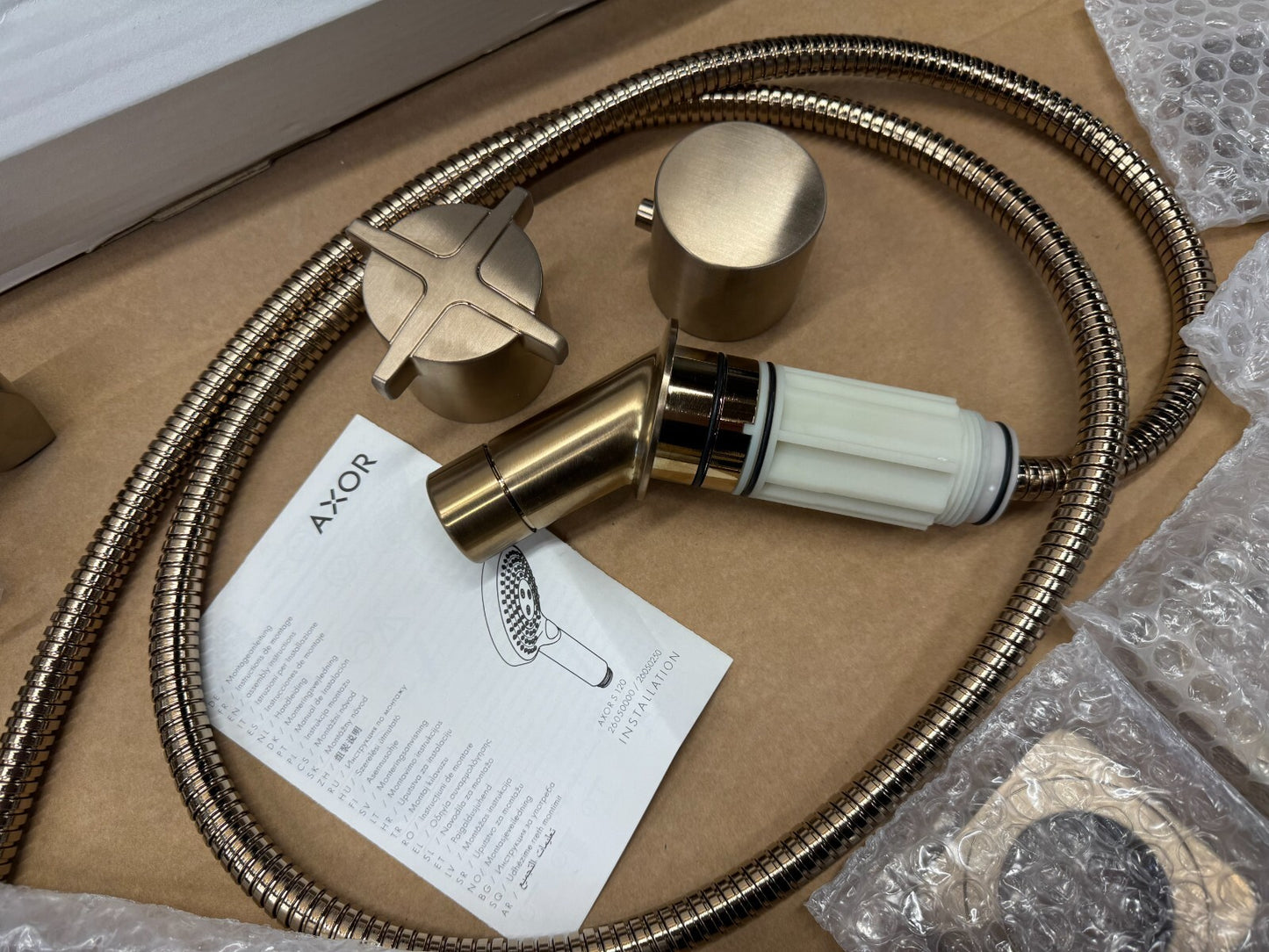 NEW AXOR Hansgrohe 36411140 4 hole bath mixer tap Axor Citterio E BR754