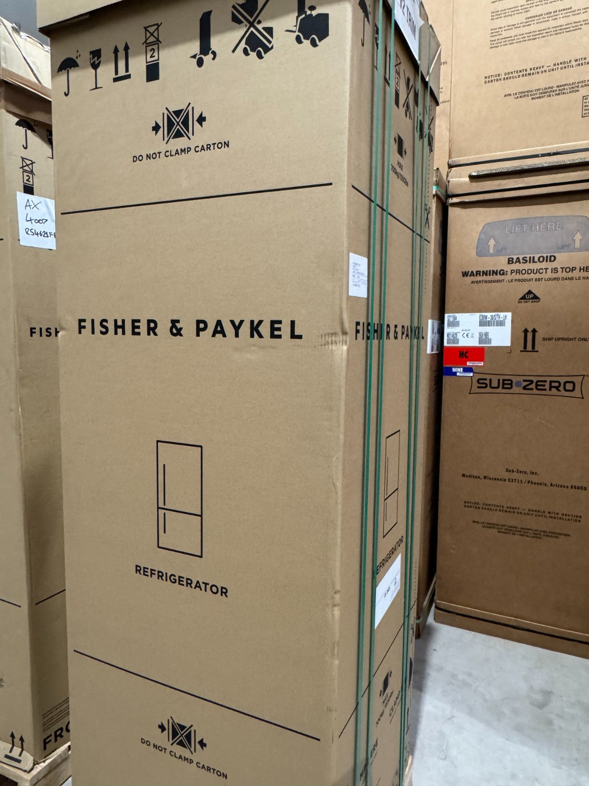 NEW Fisher & Paykel Freezer 76.2cm ICE Integrated Column AX-2441 SubZero