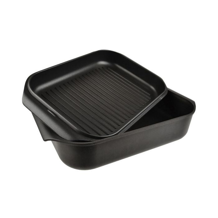 NEW Authentic AGA Black Cast Aluminium Roaster with Griddle Lid IN STOCK