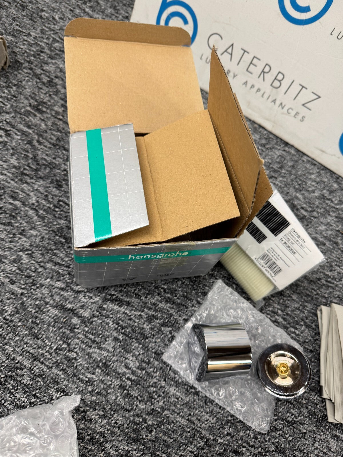 NEW Hansgrohe Shut Off F set Valve S Concealed Chrome 15972000 BR857