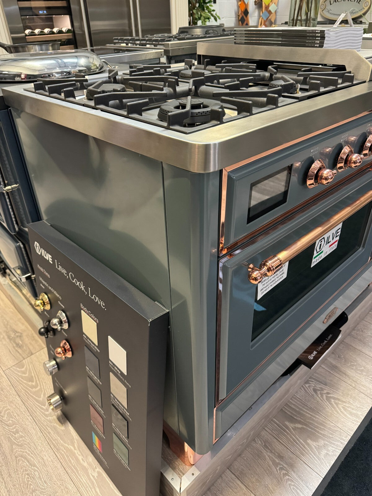 Ex Display UNUSED Ilve M12FDNE3 Majestic Milano 120 dual fuel Range Cooker Oven