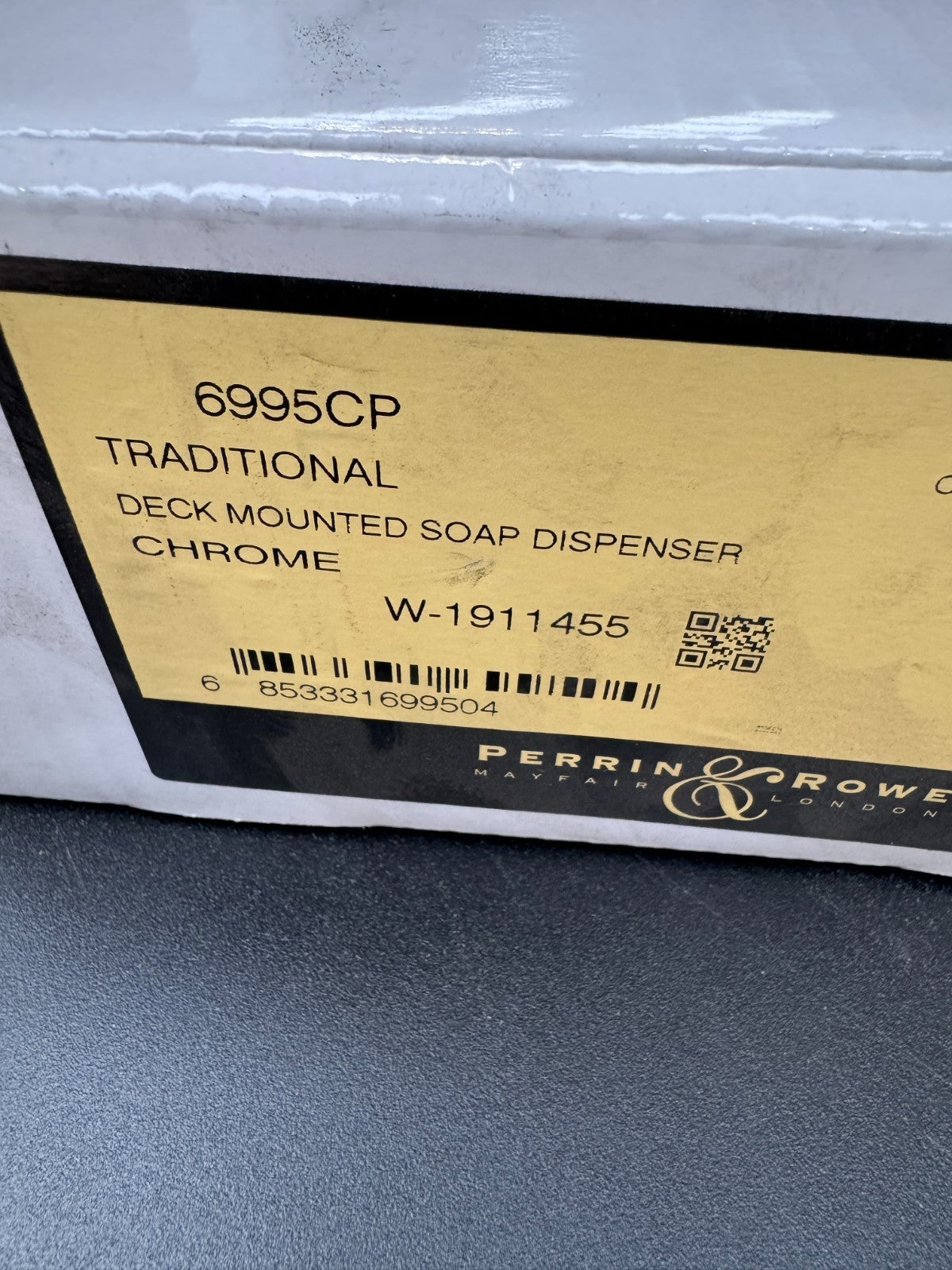 NEW Perrin & Rowe 6995CP Traditional Deck Mounted Soap Dispenser Chrome AX4462