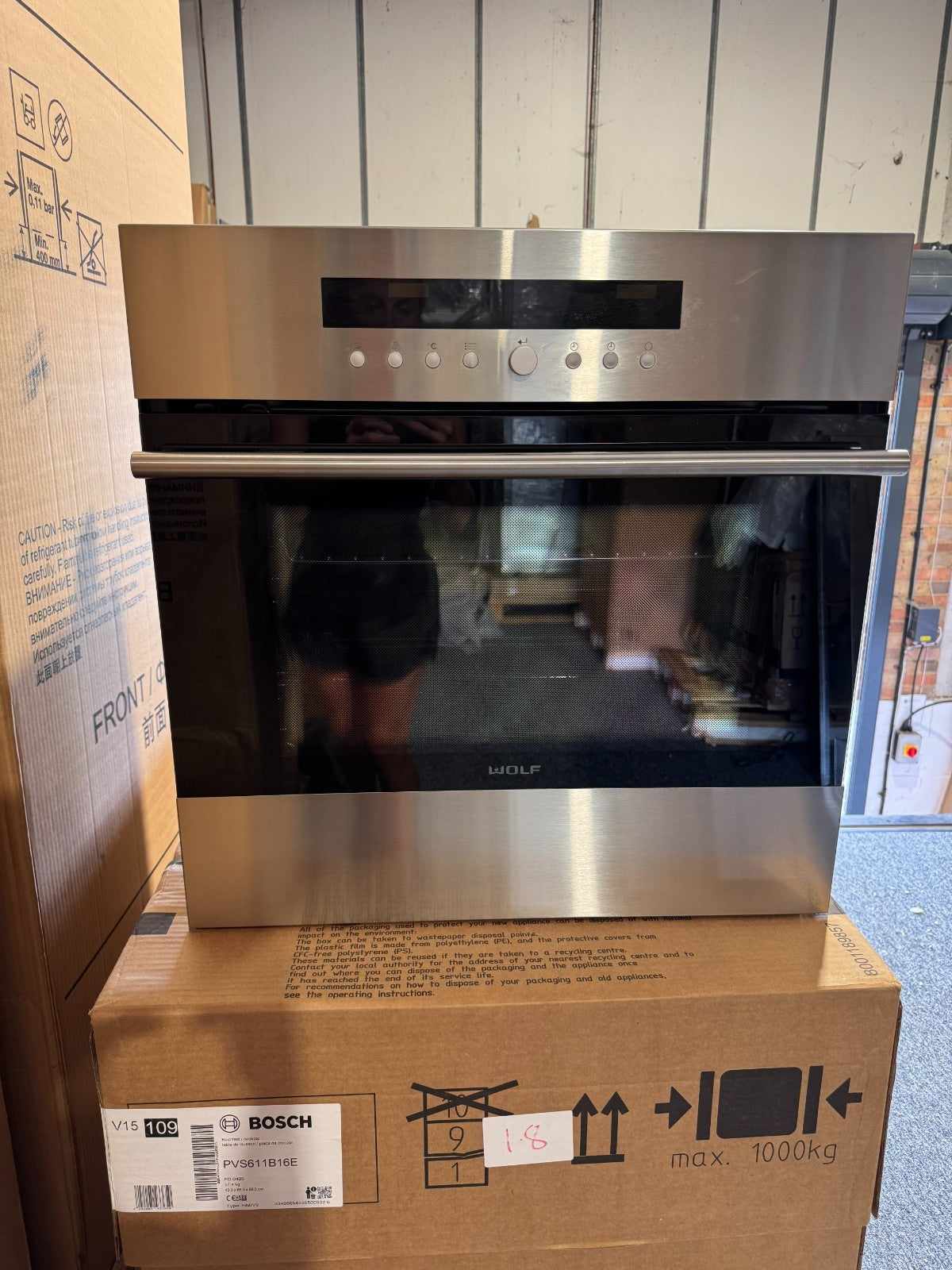 Ex Display UNUSED Wolf ICBSO24TE/S/TH 60cm Oven Cooker BR2343