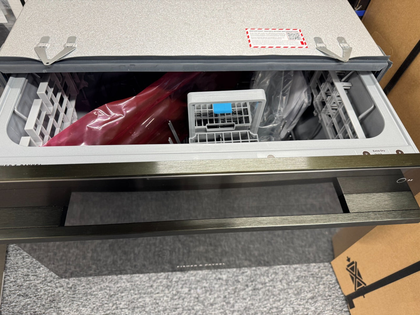 New Fisher & Paykel DD60DDFHB9 Black 60cm Dishwasher appliance BR2161