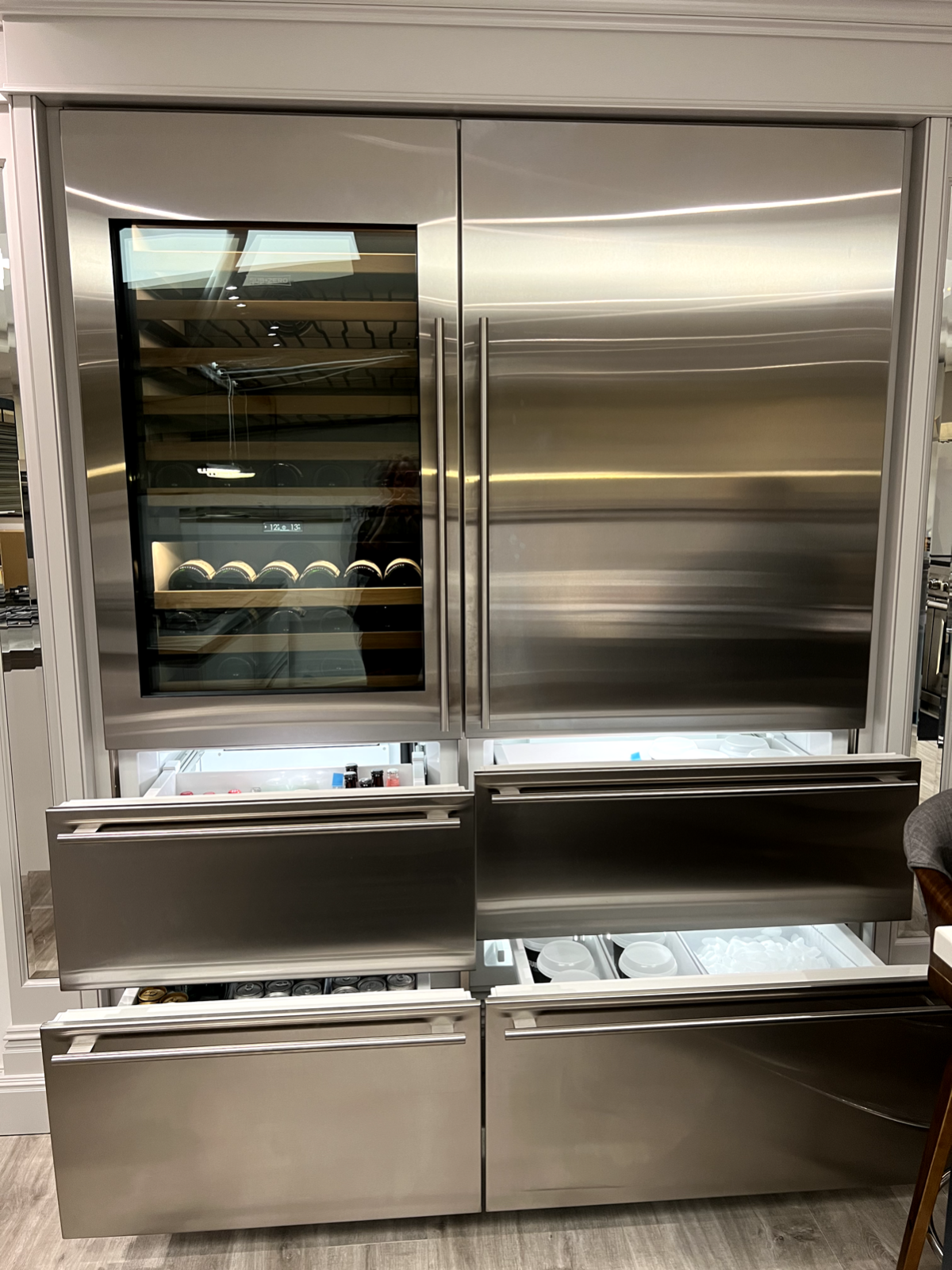 Ex Display Subzero Fridge freezer & wine cooler Refrigeration Sub-Zero wolf Appl