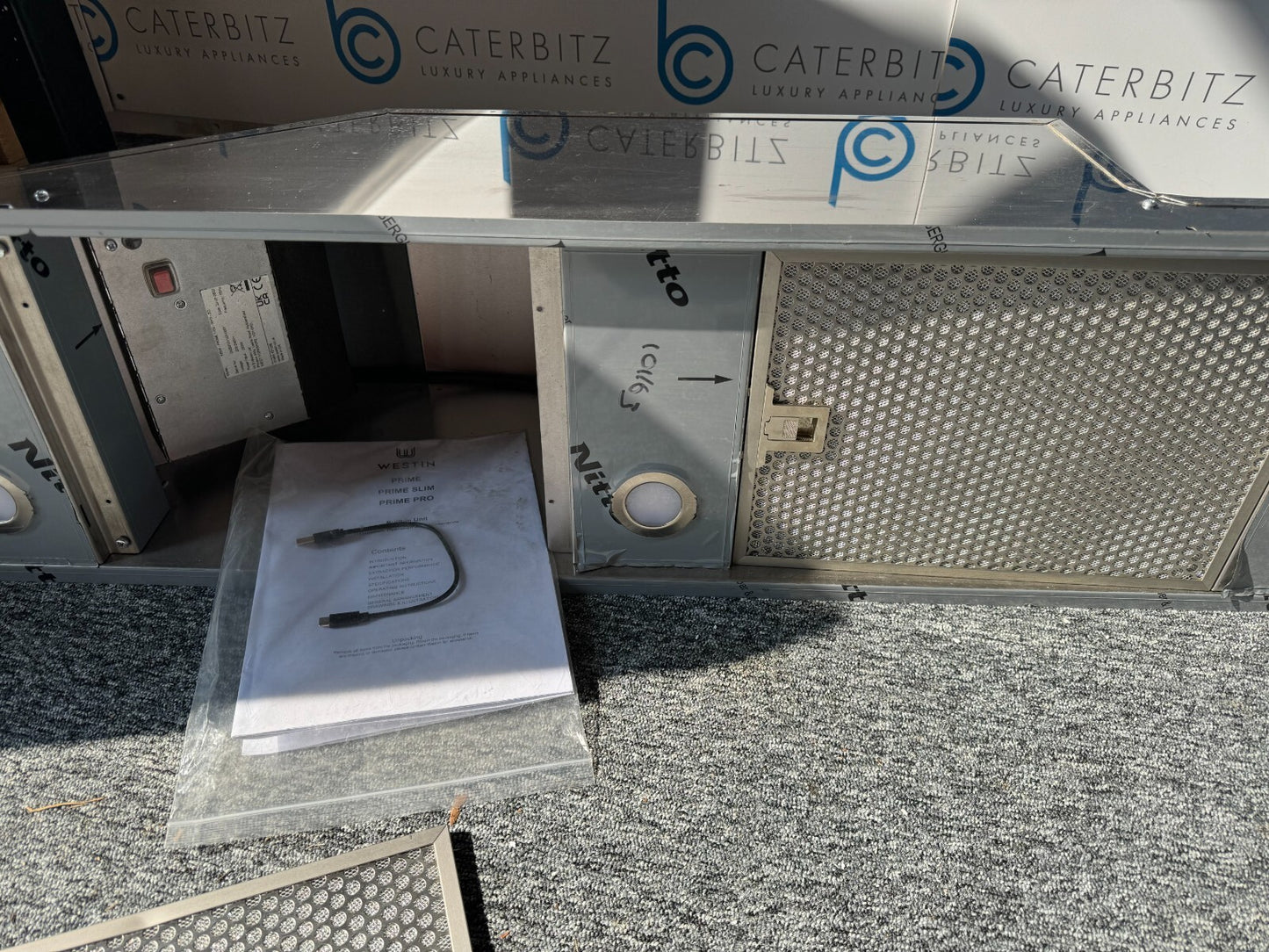 New WESTIN Prime 1100 Extractor Built in Canopy Hood Appliance