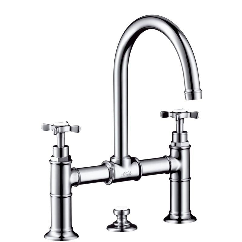 Ex Display Unused Hansgrohe Montreux Bridge Mixer Basin Tap cross handles BR692