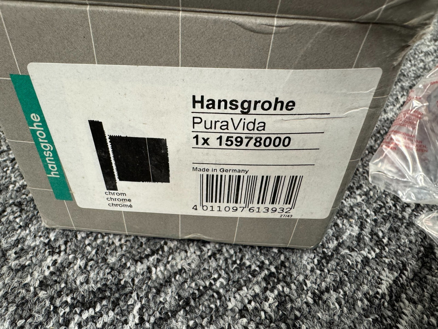 NEW Hansgrohe AXOR HG PuraVida valve control knob f set chrome 15978000 BR861