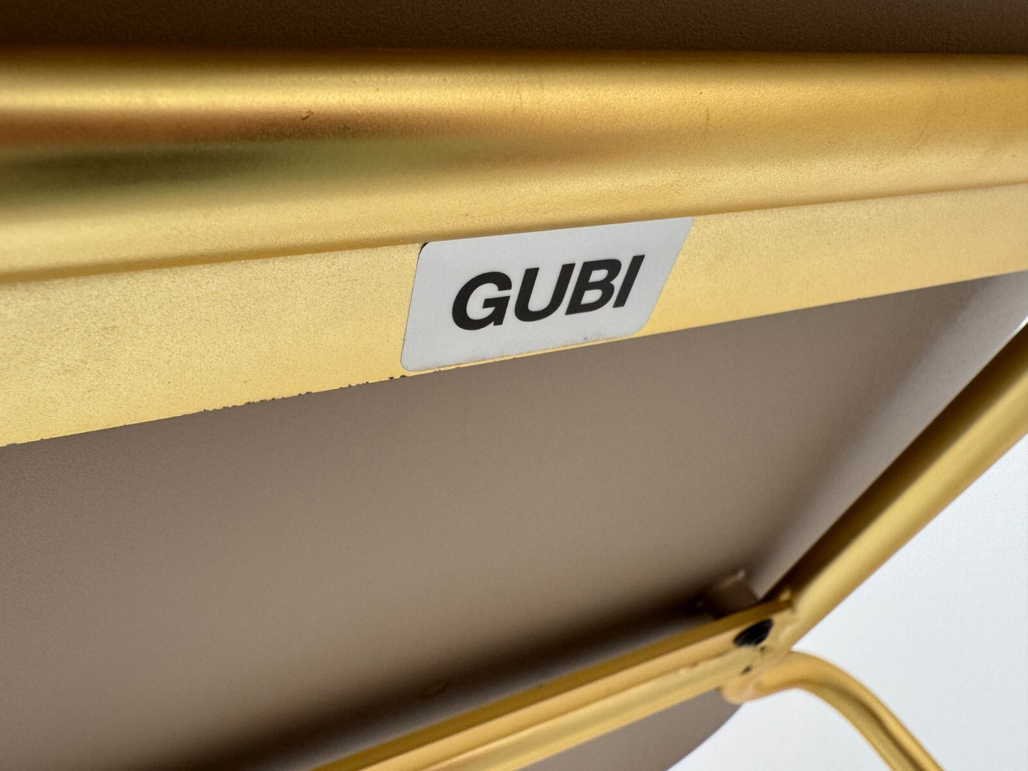 Ex Display GUBI stool BEETLE BAR CHAIR with brass base AX018