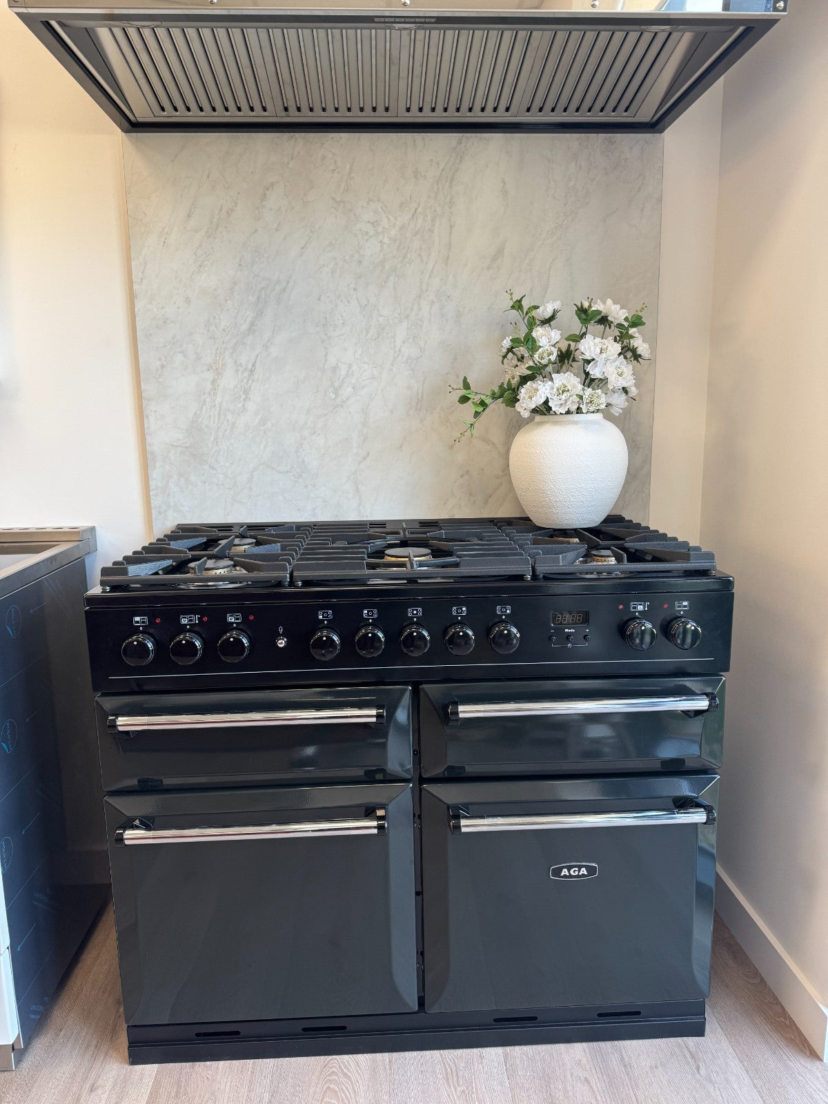 Ex Display Aga Masterchef MDX110DFBL Deluxe 110 Dual Fuel Range Cooker Oven