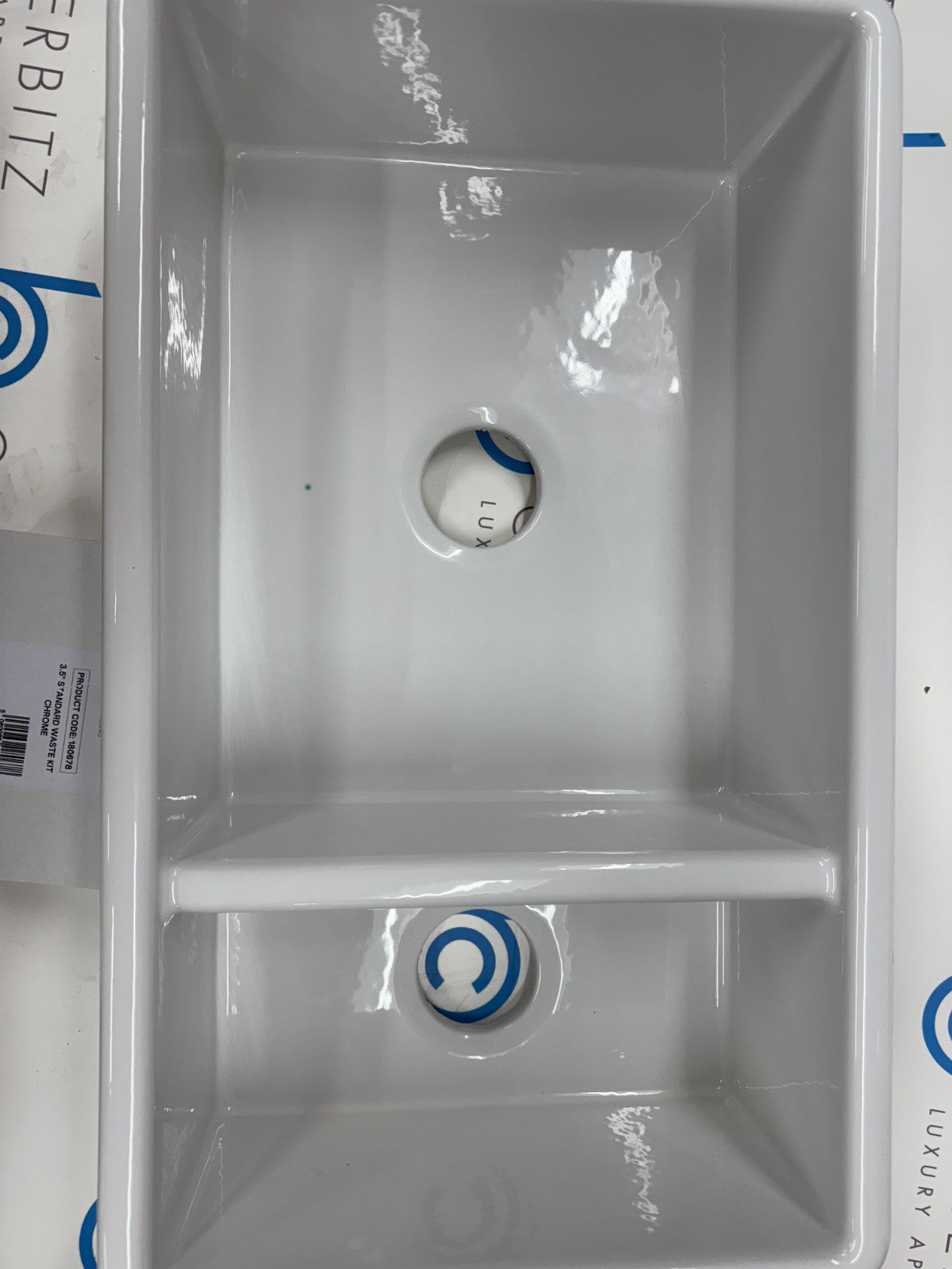NEW Whitebirk Lostock Ceramic Bradshaw White Kitchen Sink Shaws belfast BR2362