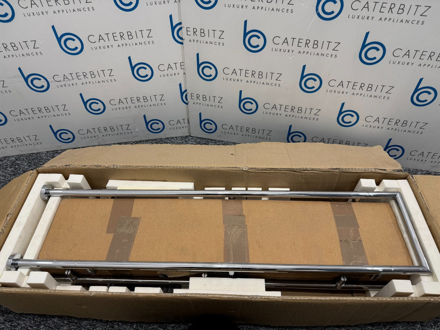 NEW Dornbracht Bathroom Chrome Towel Freestanding Rail Stand BR705