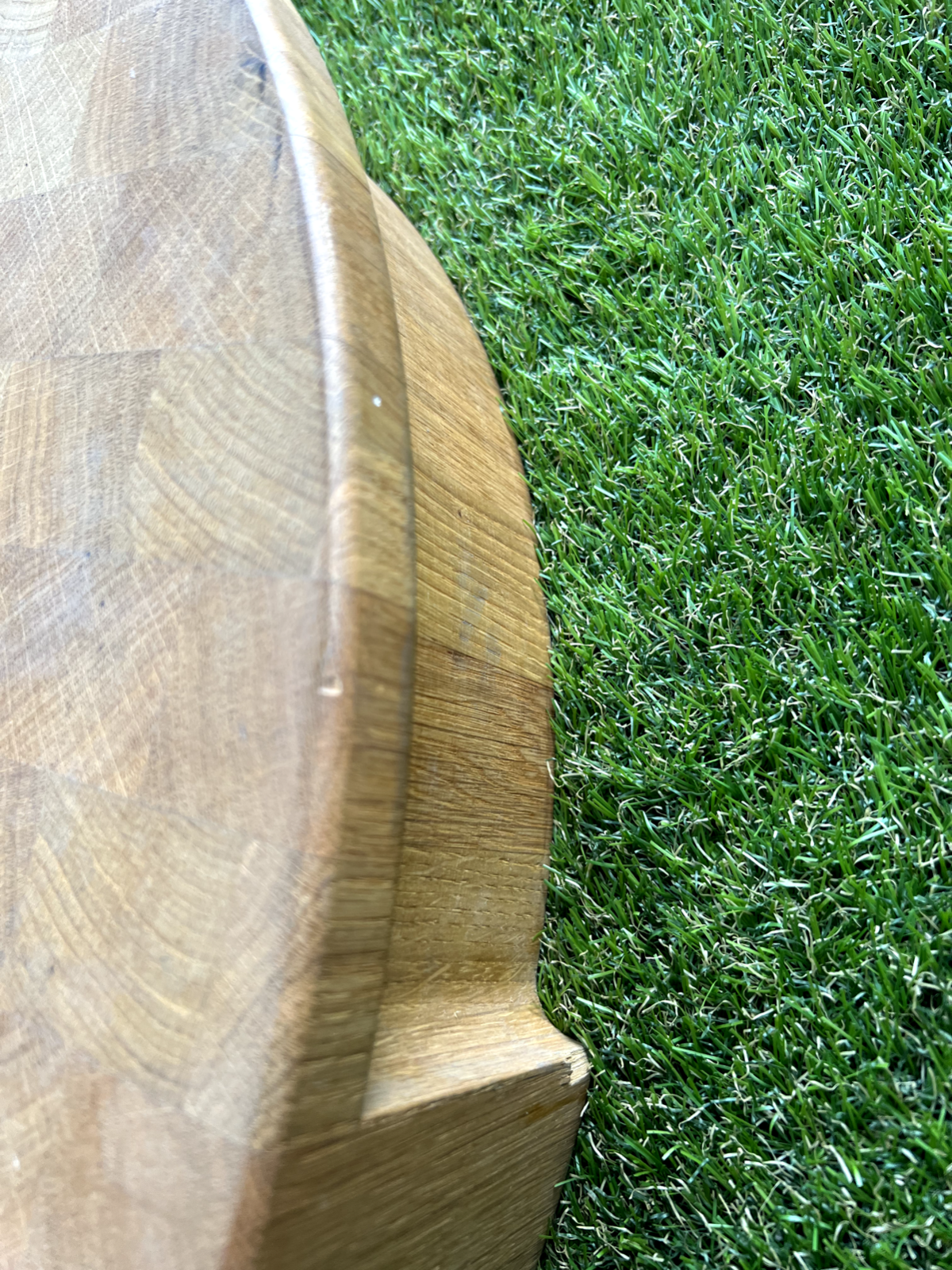 Ex Display Round Butchers Chopping board table work surface Island