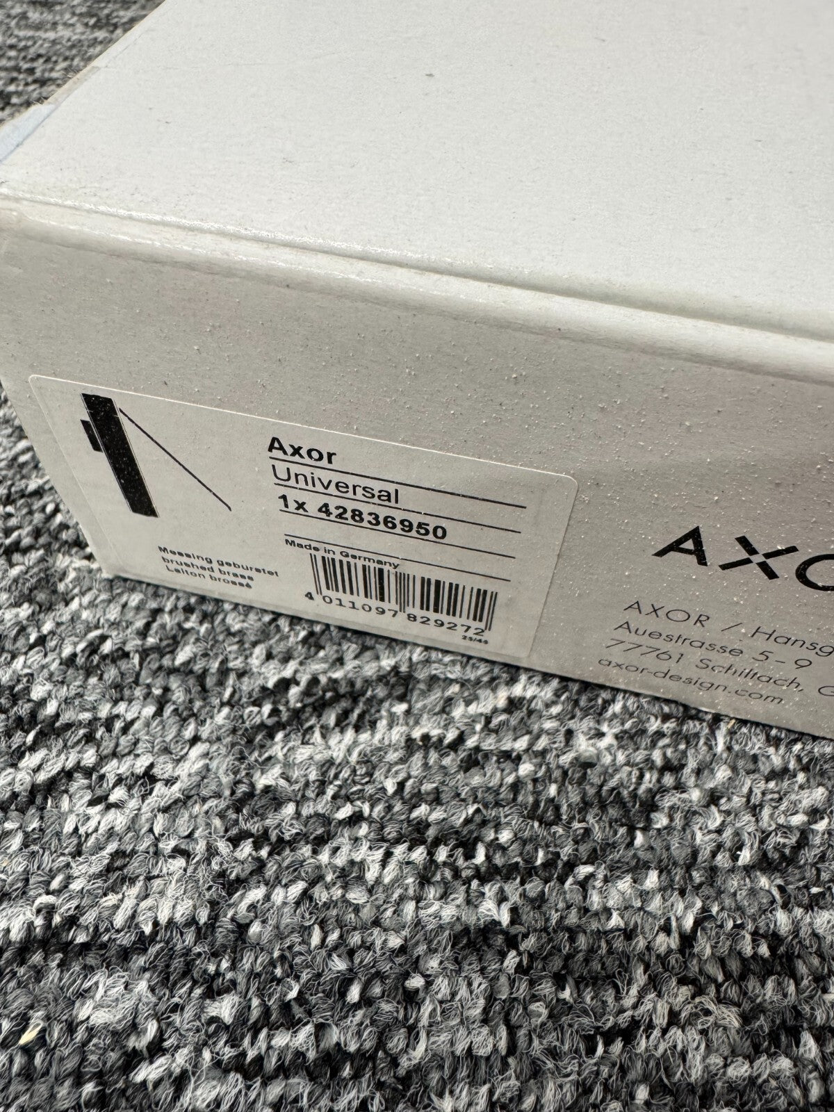 NEW Hansgrohe AXOR 42836950 Universal Accessories Toilet Roll Holder BR849